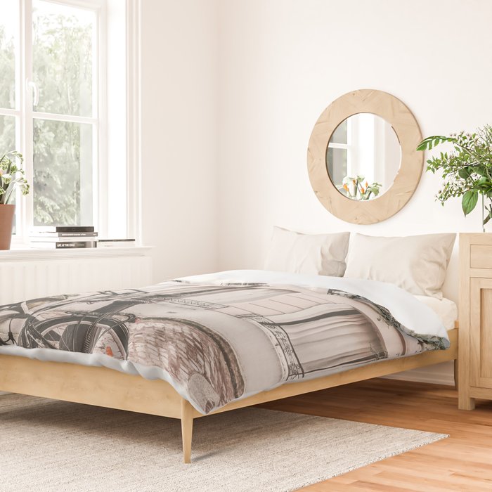 Paris City Art III Duvet Cover Gallery Image 2