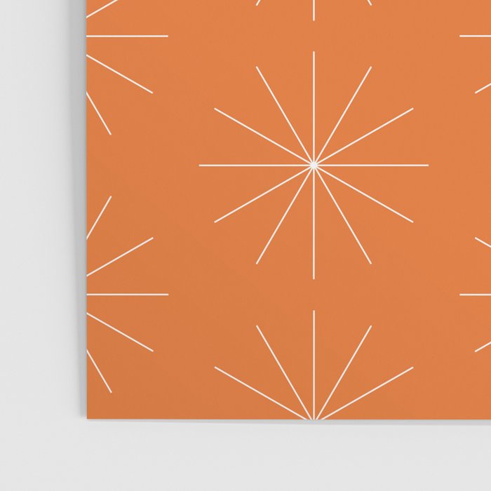 Minimalist Starburst Pattern X Poster Gallery Image 3