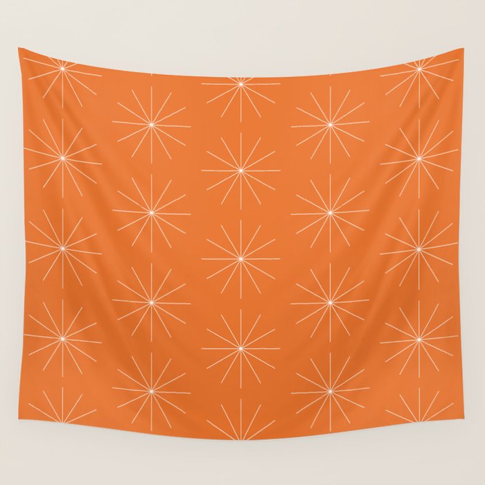 Minimalist Starburst Pattern X Wall Tapestry Gallery Image 1