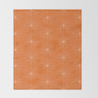 Minimalist Starburst Pattern X Throw Blanket Gallery Image 2