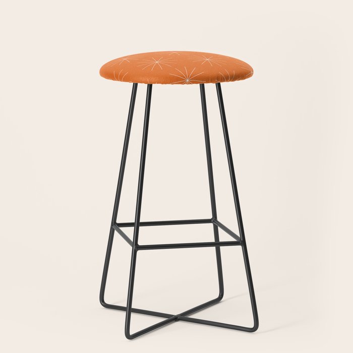 Minimalist Starburst Pattern X Stool Gallery Image 1