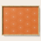 Minimalist Starburst Pattern X Serving Tray Gallery Image 1
