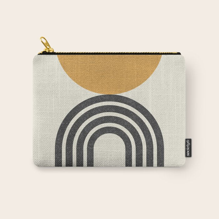 Mid century modern - half sun arch Carry All Pouch Gallery Image 1