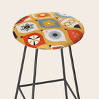 Festive Old-fashioned Christmas Tree Baubles Stool Gallery Image 2