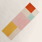 Pastel Tones Colorful Geometric Modern Artwork Yoga Mat Gallery Image 1