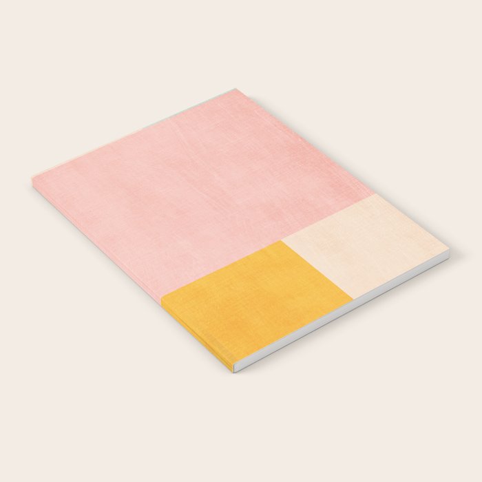 Pastel Tones Colorful Geometric Modern Artwork Notebook Gallery Image 1