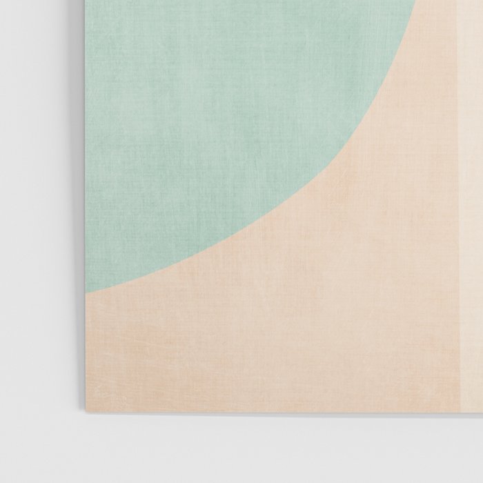 Pastel Tones Colorful Geometric Modern Artwork Poster Gallery Image 3