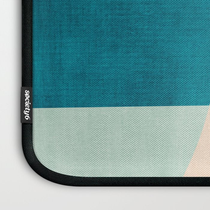 Pastel Tones Colorful Geometric Modern Artwork Laptop Sleeve Gallery Image 3