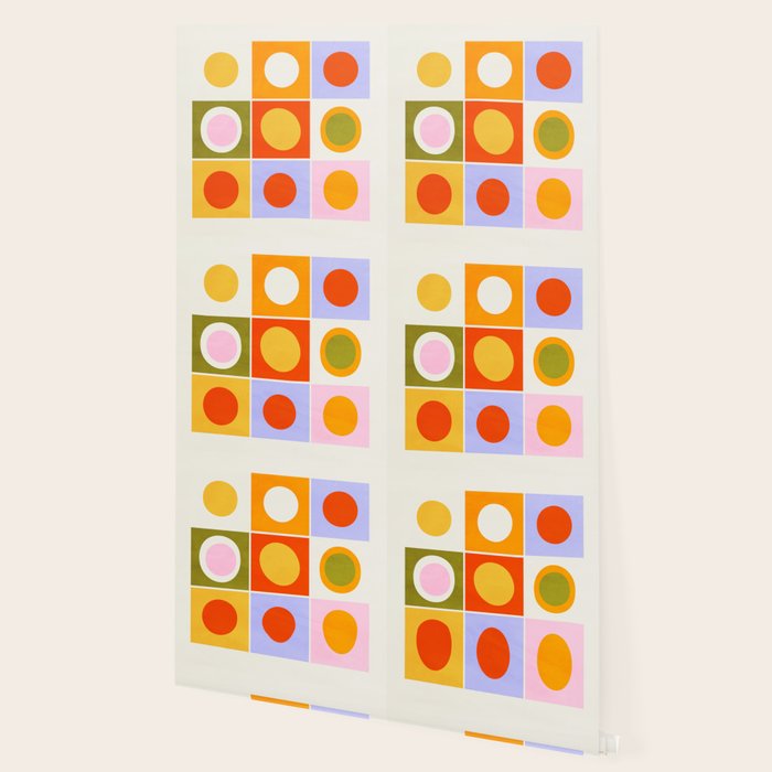 Colourplay & Concentric Circles: Mid Century Edition Wallpaper Gallery Image 2