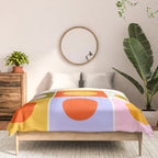 Colourplay & Concentric Circles: Mid Century Edition Comforter Gallery Image 3
