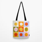 Colourplay & Concentric Circles: Mid Century Edition Tote Bag Gallery Image 2