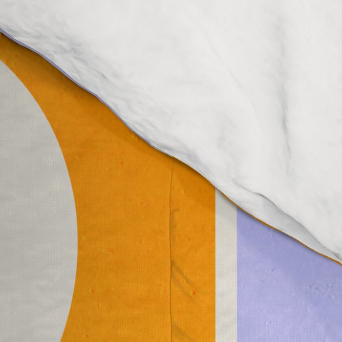 Colourplay & Concentric Circles: Mid Century Edition Comforter Gallery Image 4