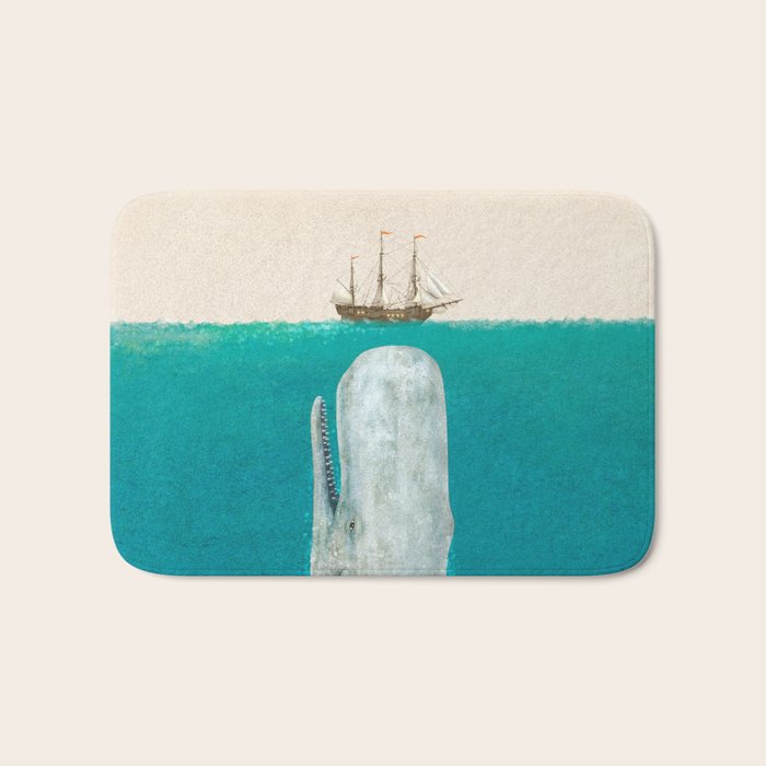 The Whale - Full Length - Option Bath Mat Gallery Image 1