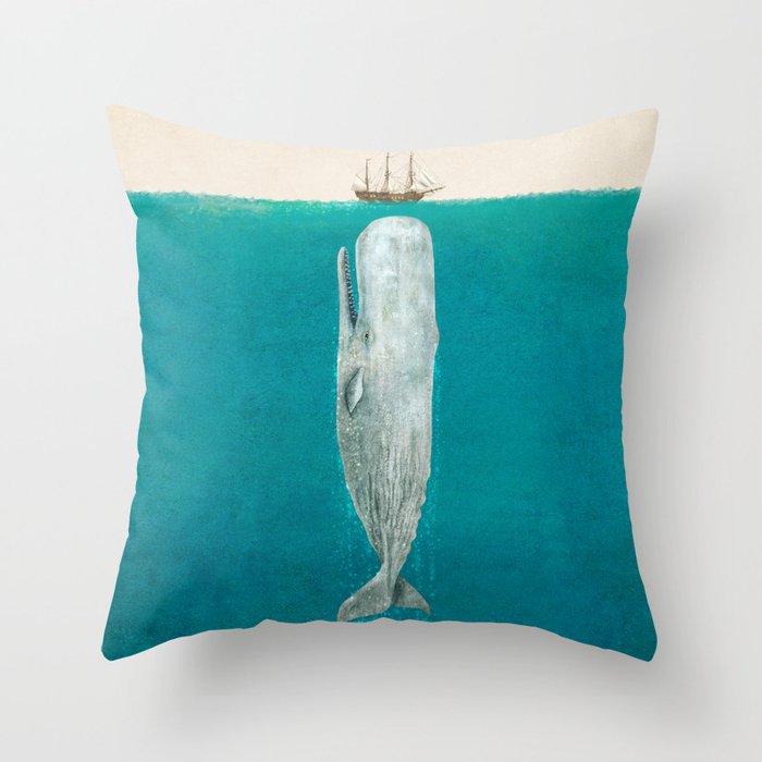 The Whale - Full Length - Option Throw Pillow Gallery Image 6