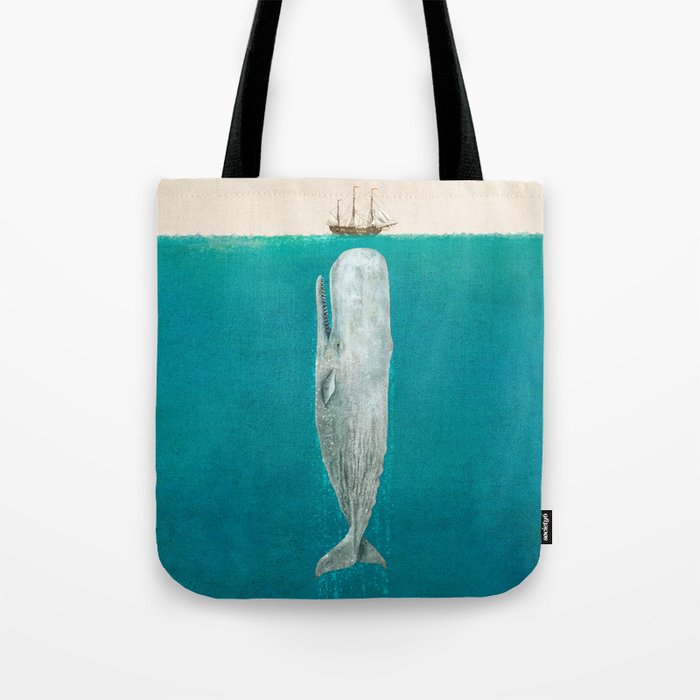 The Whale - Full Length - Option Tote Bag Gallery Image 1