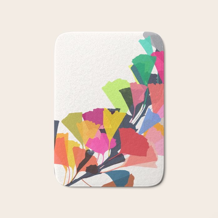 ginkgo 4 Bath Mat Gallery Image 1