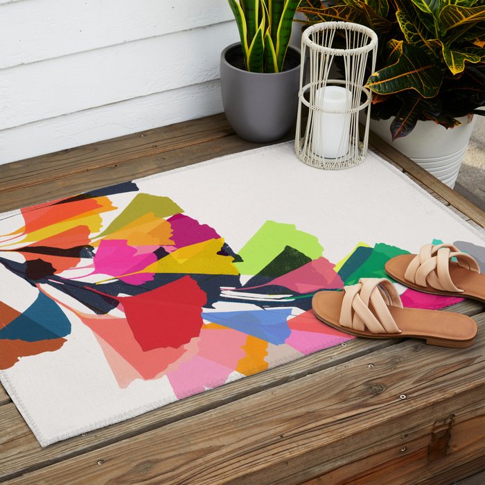 ginkgo 4 Outdoor Rug Gallery Image 2