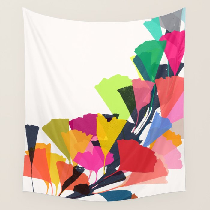 ginkgo 4 Wall Tapestry Gallery Image 4