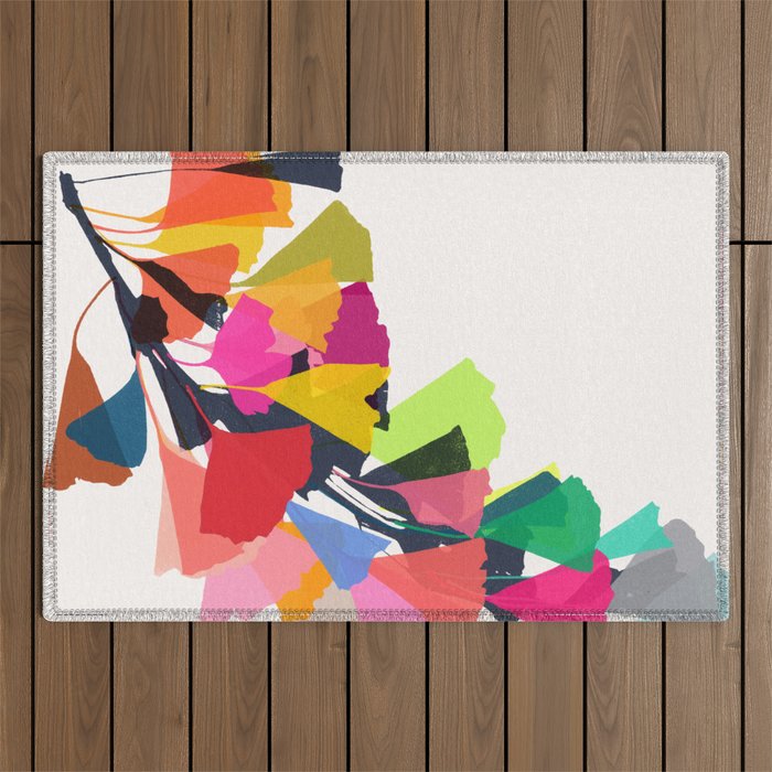 ginkgo 4 Outdoor Rug Gallery Image 1