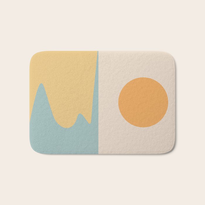 Ocean Sunset Sunrise II Bath Mat Gallery Image 1