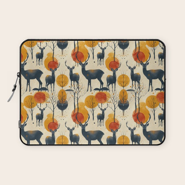 Retro Wildlife Laptop Sleeve Gallery Image 1