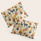 Retro Wildlife Pillow Sham Gallery Image 3
