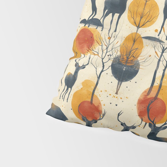 Retro Wildlife Pillow Sham Gallery Image 4