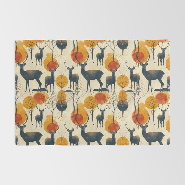 Retro Wildlife Rug Gallery Image 2