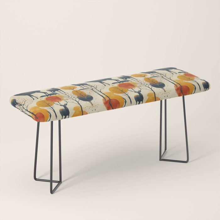 Retro Wildlife Bench Gallery Image 1