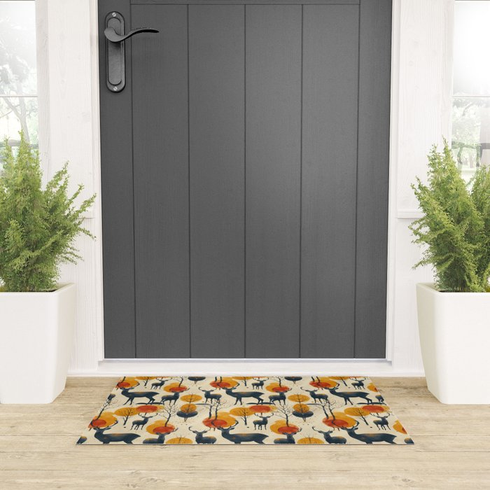 Retro Wildlife Welcome Mat Gallery Image 3