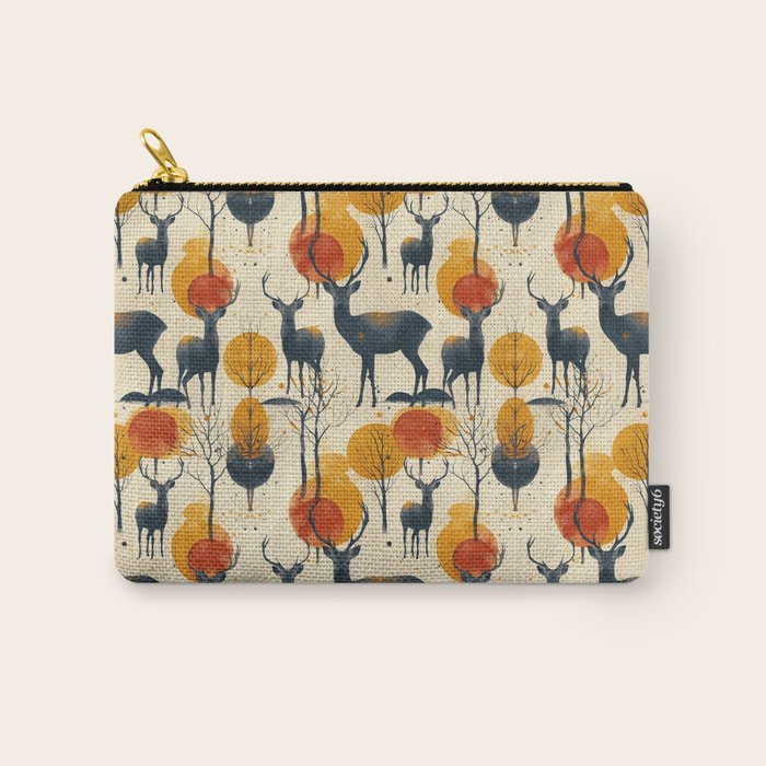 Retro Wildlife Carry All Pouch Gallery Image 1