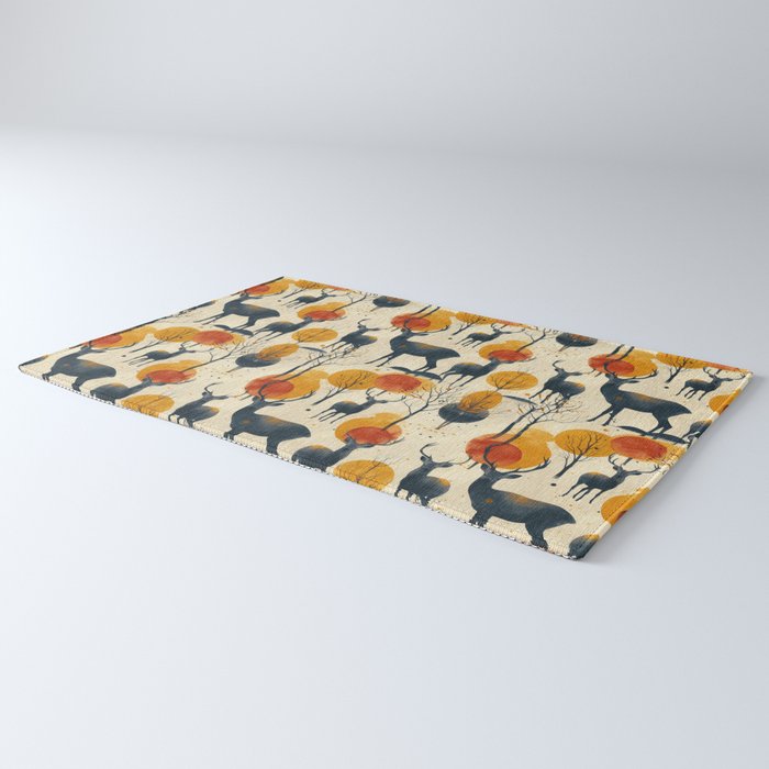 Retro Wildlife Rug Gallery Image 3
