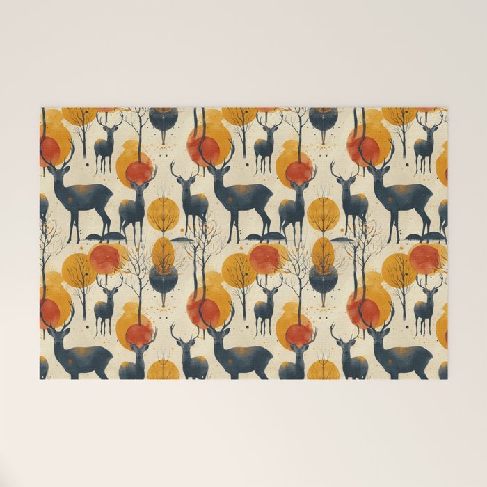 Retro Wildlife Welcome Mat Gallery Image 1
