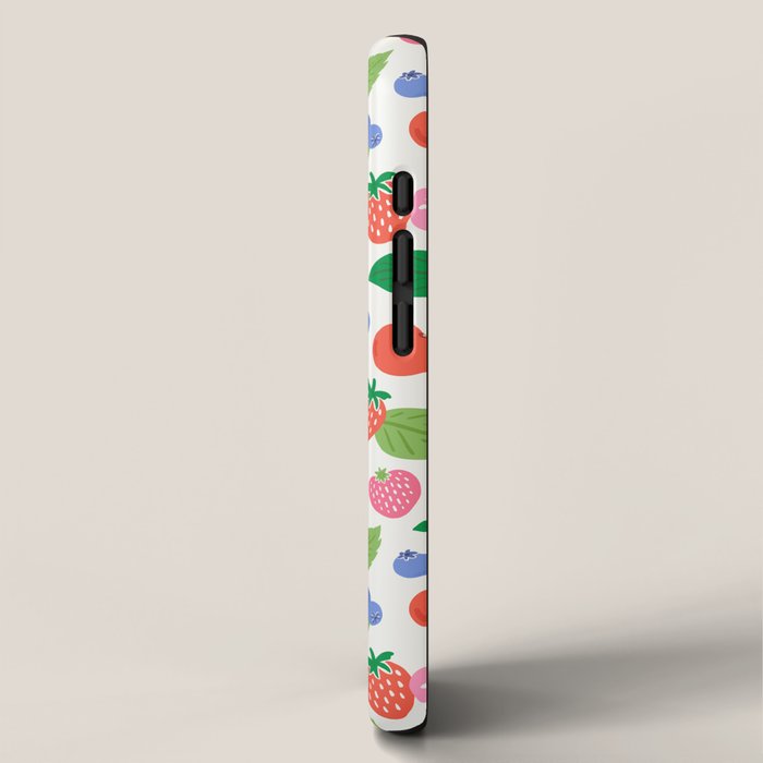 Strawberries and Cherries - Bright Colors iPhone Case Gallery Image 2