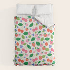 Strawberries and Cherries - Bright Colors Duvet Cover Gallery Image 6