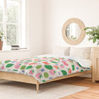 Strawberries and Cherries - Bright Colors Duvet Cover Gallery Image 2
