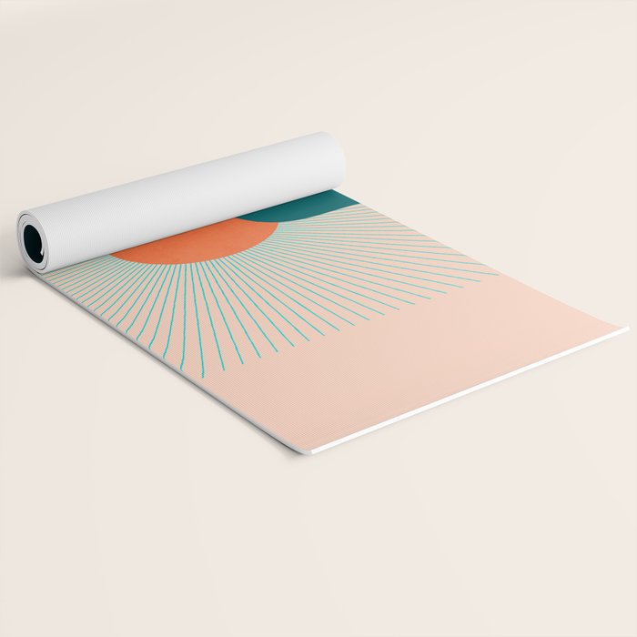 Abstraction_NEW_SUNLIGHT_MOUNTAINS_SHINE_POP_ART_M1209A Yoga Mat Gallery Image 2