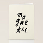 Magnetic - Typography Stationery Card Gallery Image 2