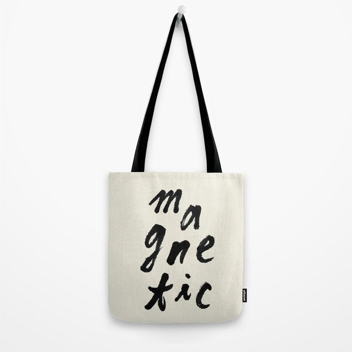 Magnetic - Typography Tote Bag Gallery Image 2
