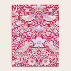 William Morris Strawberry Thief Hot Fuschia Pink Notebook Gallery Image 4