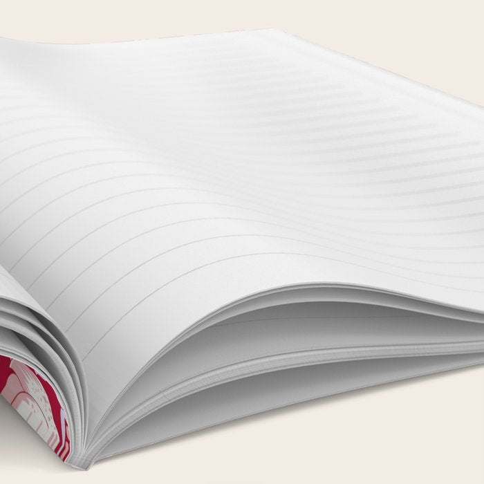 William Morris Strawberry Thief Hot Fuschia Pink Notebook Gallery Image 2