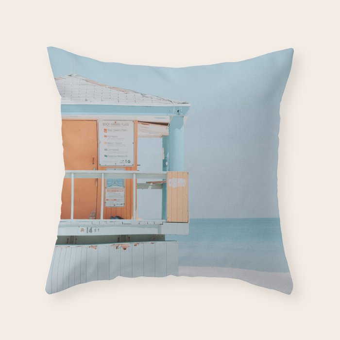 Santa Monica / California Throw Pillow Gallery Image 6