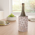Rosegold Blush Leopard Glitter   Wine Chiller Gallery Image 4