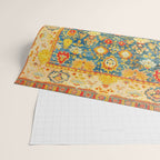 Antique Oushak Turkish Rug Print Wrapping Paper Gallery Image 2