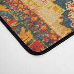 Antique Oushak Turkish Rug Print Desk Mat Gallery Image 4