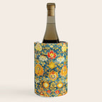 Antique Oushak Turkish Rug Print Wine Chiller Gallery Image 1