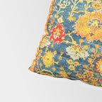 Antique Oushak Turkish Rug Print Pillow Sham Gallery Image 4