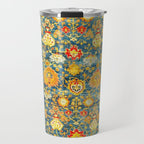 Antique Oushak Turkish Rug Print Travel Mug Gallery Image 1