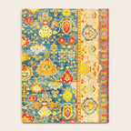 Antique Oushak Turkish Rug Print Notebook Gallery Image 4