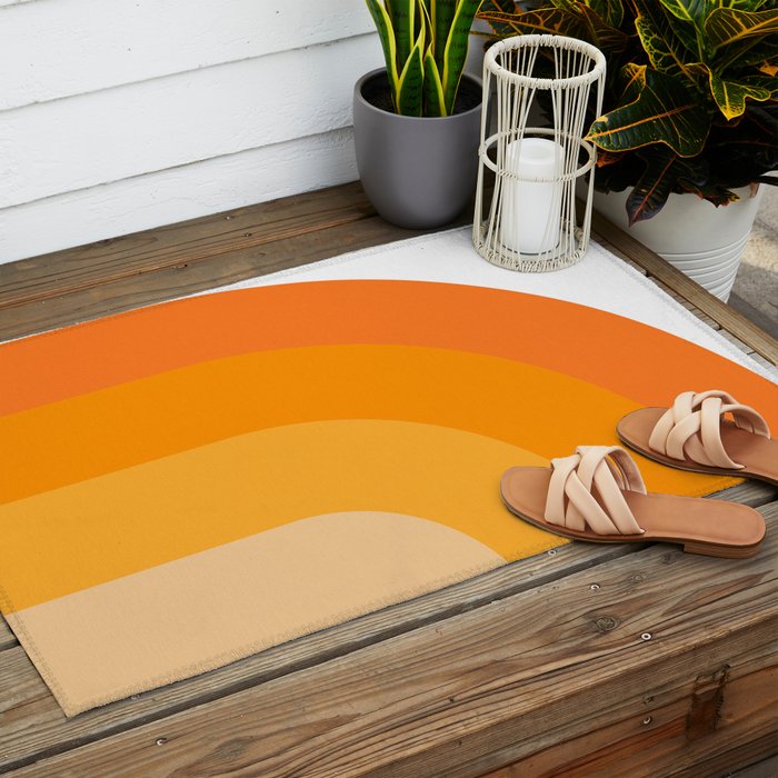 Retro 01 Outdoor Rug Gallery Image 2